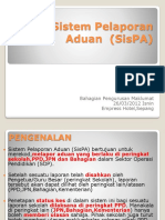 Sistem Pelaporan Aduan (SisPA)