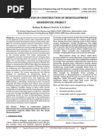 Delay Analysis in Construction of Redevelopment Residential Project