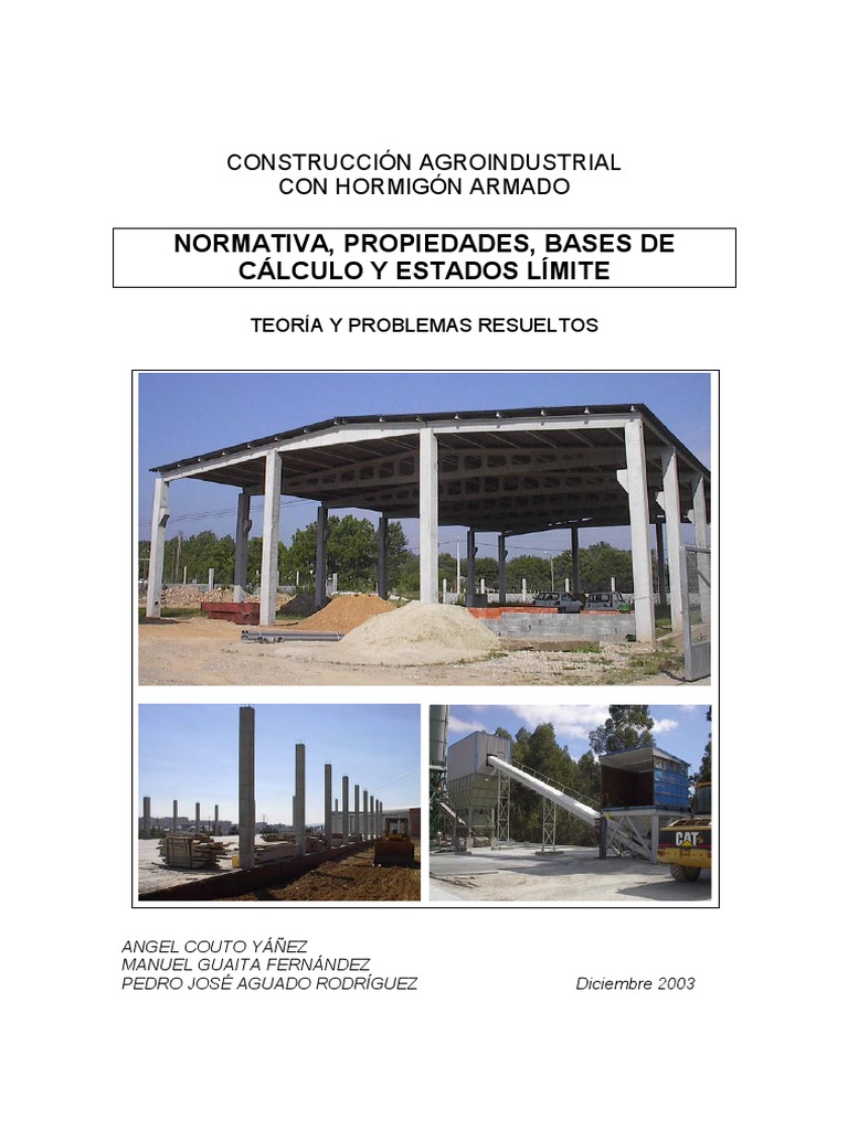 Construcción Agroindustrial Con Hormigón Armado - Ángel Yánez PDF | PDF |  Hormigón | Fundación (Ingeniería), image size:768x1024