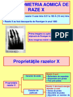 Spectrometria Aomic Ă De Raze X: undă a razelor X este între 0.01 la 100 Å (10 nm) între razele γ şi UV