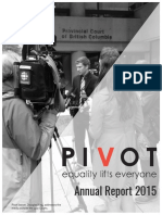 Pivot Legal Society Annual Report 2015
