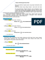 Rumus Perhitungan Dosis Obat