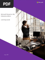 Dynamics 365 Enterprise Edition Licensing Guide