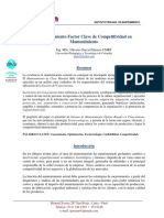 El Conocimiento Factor Clave Del Mantenimiento - IPEMAN 2007 PDF