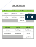 Jadwal Piket