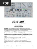 Cloudlab 200t Reference Manual