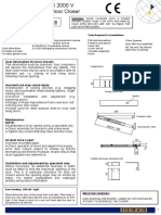 1004 GEZE TS2000 V Fitting Instructions