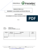 Procedimiento de Trabajo Sistema Bombeo Presion Constante