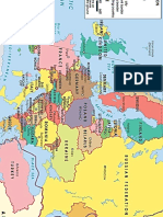 Harta Capitale Europa Color