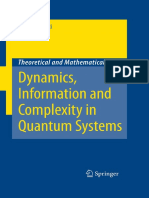 Dynamics, Information and Complexity in Quantum Systems - Benatti