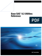 Base SAS 9.3 Utilities: Reference