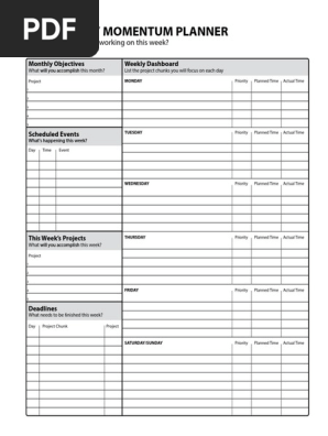 Weekly Planner