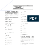 Taller Derivadas e Integrales