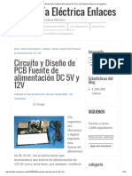 Circuito y Diseño de PCB Fuente de Alimentación DC 5V y 12V - Enlaces Eléctricos de Ingeniería