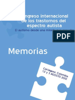 Memorias Del v Congreso Internacional de Trastornos Del Espectro Autista