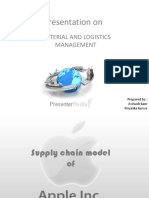 Presentation On: Material and Logistics Management