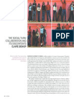 Download Claire Bishop The Social Turn Collaboration and Its Discontents in 2006 Artforum by Megan Lorraine SN35829498 doc pdf