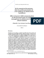 Efecto de La Comunicacion Parento-Filial PDF