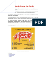 Cortes de carne de cerdo: propiedades y beneficios nutricionales