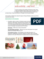 Christmas Cards Activity PDF