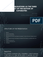 Obligaciones Moral Como El Tercer Aspecto de La Noción de Capacidades