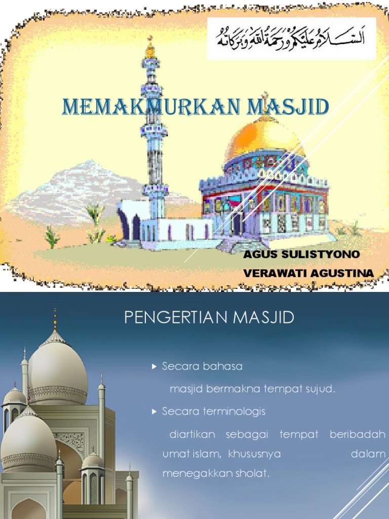 Memakmurkan Masjid Pdf
