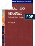 A Teachers' Grammar - The Central Problems of English