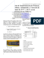 Pruebas A Transformadores de Potencia