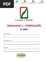 Simulado I - Port - 4º Ano - ( Blog Do Prof. Adonis)
