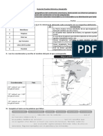 Guía de Prueba Historia Unidad Dos América