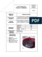 Mermelada de mora: ficha técnica de producto terminado