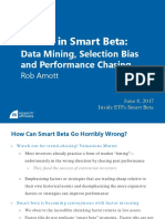 Pitfalls in Smart Beta - Data Mining - Selection Bias - Performance Chasing