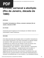 Cucumbis Carnavalescos- Áfricas, carnav...lição (Rio de Janeiro, década de 1880)