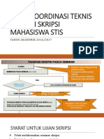 Bahan Rapat Penguji Skripsi 2017