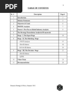 Starbucks (WAC) Business Strategy Analysis. Project Report