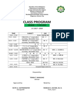 Class Program