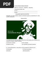 AVALIAÇÃO DE ARTES