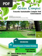 Green Campus - Towards Sustainable Campus and Environment