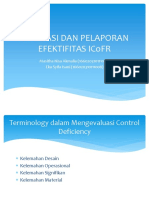 Evaluasi Dan Pelaporan Efektifitas Icofr