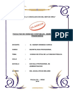 Codigo de Etica de La Funcion Pública - Monografia