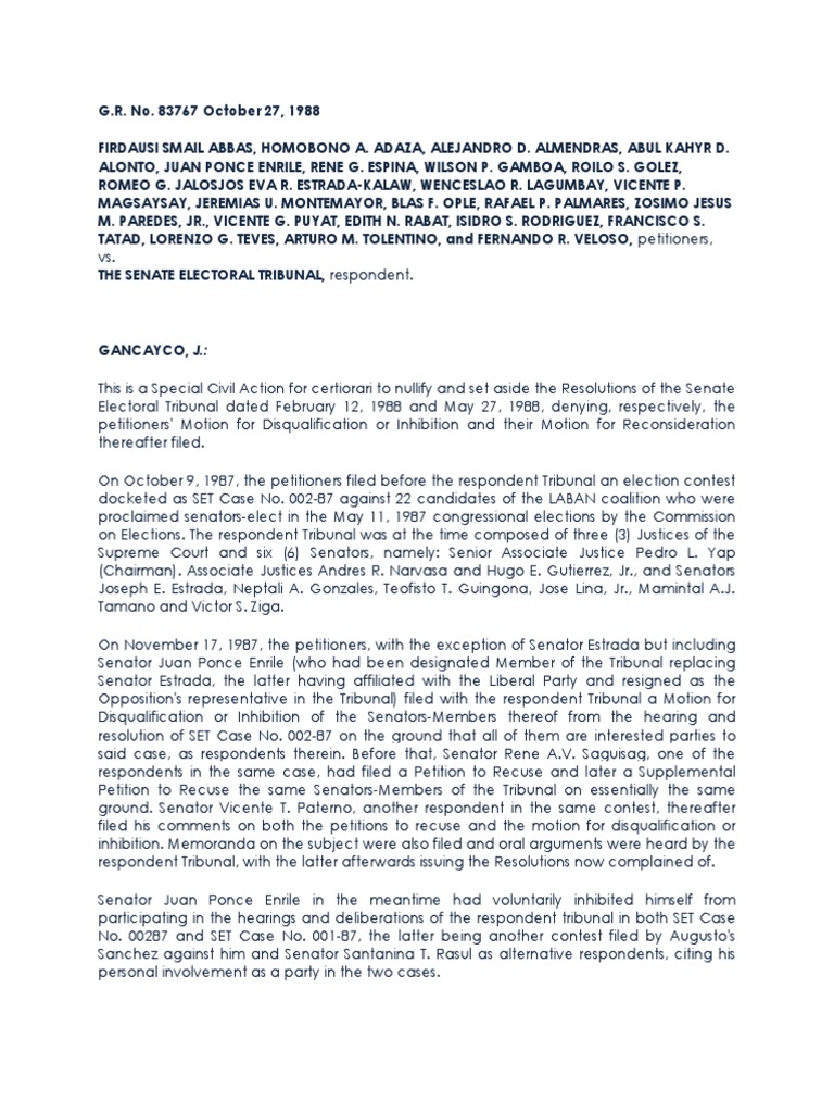 Abbas Vs Set | PDF | United States House Of Representatives | United ...