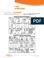 Ready-Mix Driver and Concrete Pumping Hand Signals