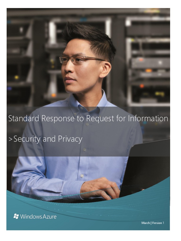 Standard Responseto Requestfor Information Windows Azure Security ...