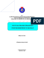 Oyun Kavrami Etrafinda Postmodernizm Ve PDF