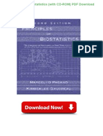 Principles of Biostatistics (With CD ROM) PDF Download