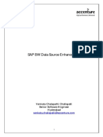 SAP BW Data Source Enhancement