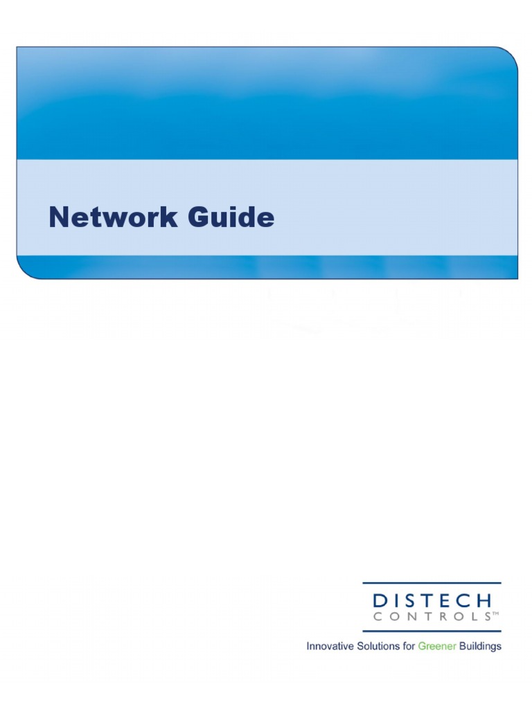 Distech Network Guide PDF Download Free PDF Data Transmission