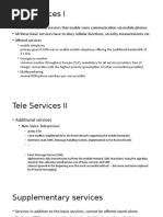 Tele Services I