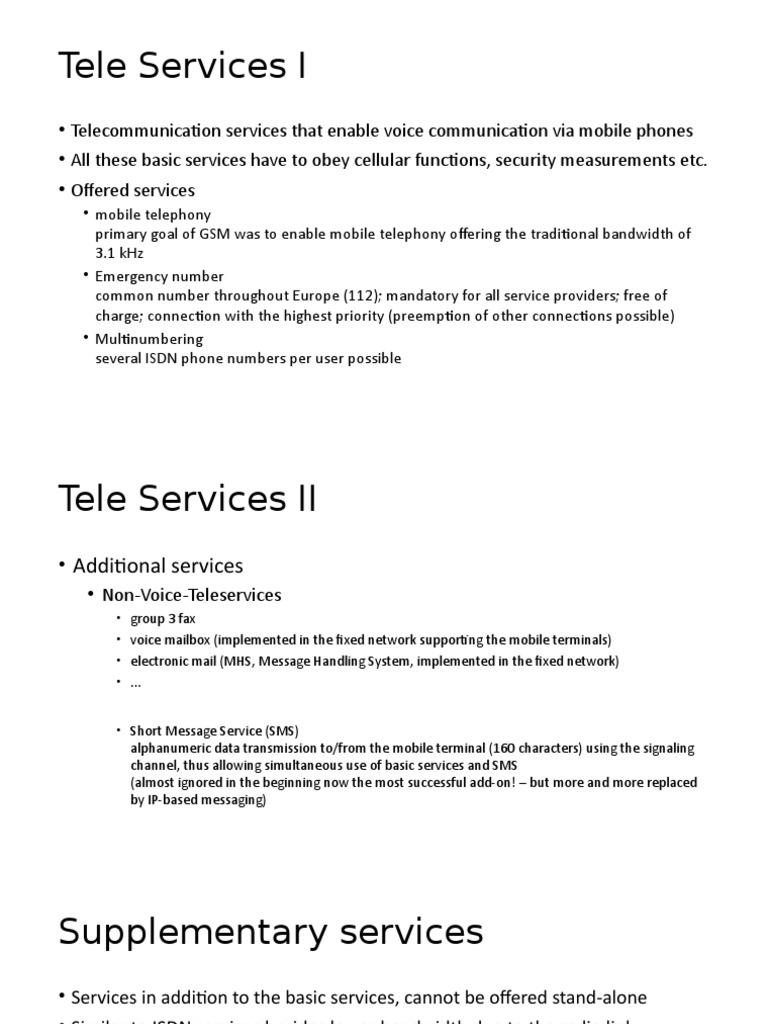 Tele Services I | PDF | Business | Computers