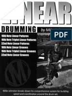 Mike Johnston Linear Drumming